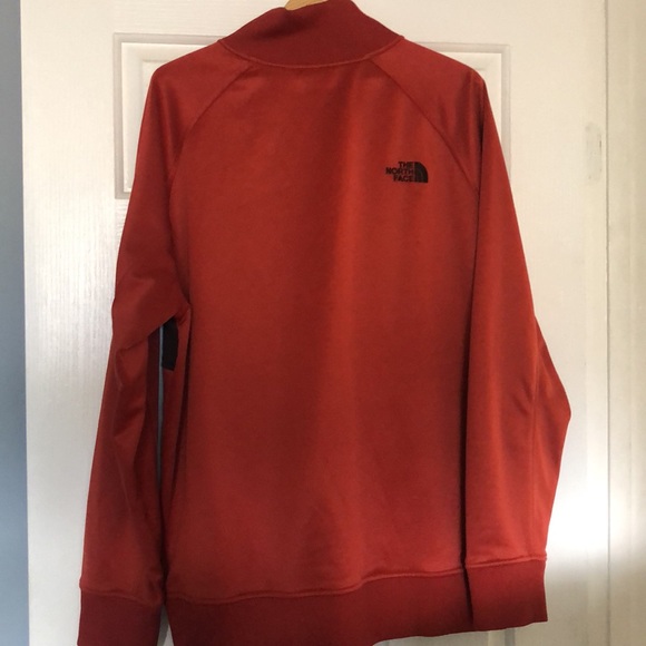 The North Face Men’s Zip Up Jacket orange and brown - Picture 5 of 12